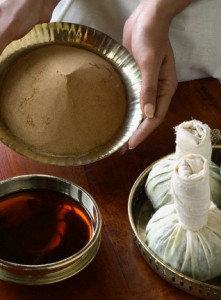 Ingredienten voor Ayurvedische Massage Olie